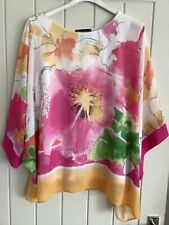 Frank Lyman  Multicoloured Floral 2 Layered Top Size 16
