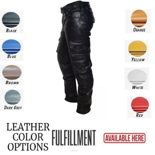 Mens new leather - new, quilted