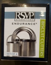 RSVP Set Of 4 Round Biscuit