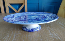Spode Blue Italian Pedestal /