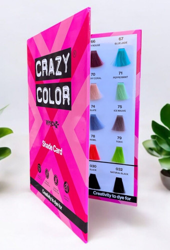 Crazy colour shade card - crazy,