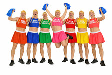 Mens Funny Cheerleader Beer