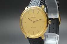 Vintage "N MINT" Omega DeVille Tool 104 Gold Hand Winding Men's Watch From JAPAN