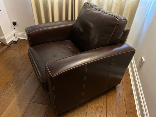 Leather armchair - leather,
