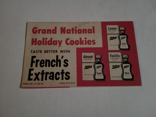 Vtg french extracts - french's,