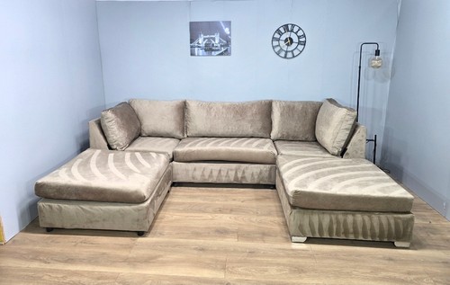 Shape large velvet corner - u-shape,