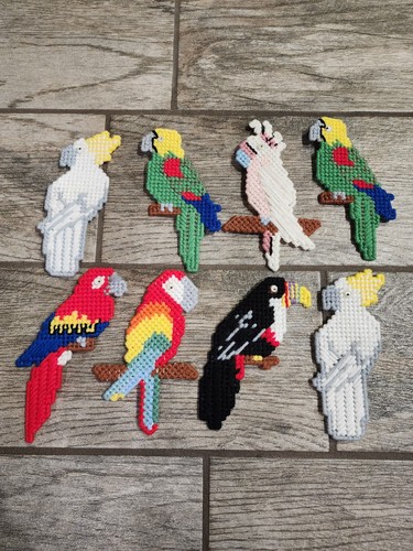 Vintage needlepoint plastic - vintage,