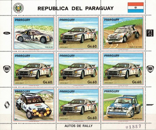 Paraguay 1987 klb 4140 rally - 1987,