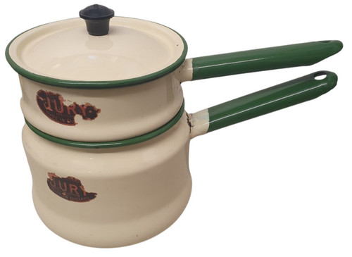 Vintage jury cream green - &,