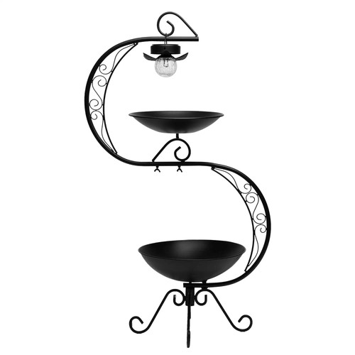 36in height tier bird bath - 36in, 2-tier