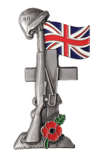 Flag soldier purple poppy - soldier,
