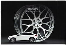 Brabus Mercedes-Benz Platinum Wheels 2014-2015 German & Export Markets Brochure