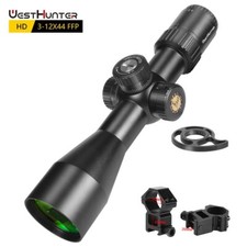 WESTHUNTER HD 3-12X44 FFP Compact Scopes First Focal Plane Lockable Optic Sights