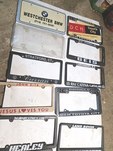 Dealer plastic license plate - dealer,