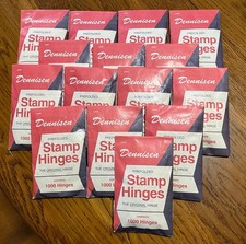 SEALED PACK OF 1000 DENNISEN ORIGINAL PRE-FOLDED STAMP HINGES