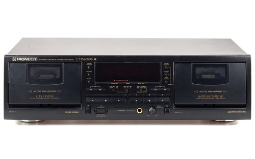 Pioneer w604rs black double - ct-w604rs,
