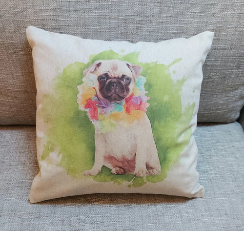 Brand new fun pug cushion - brand,