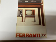 FERRANTI TV AND RADIO ADVERTISING BROCHURE SHACK/WALL ART