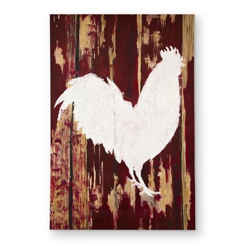 2x3 rooster silhouette - ft.,