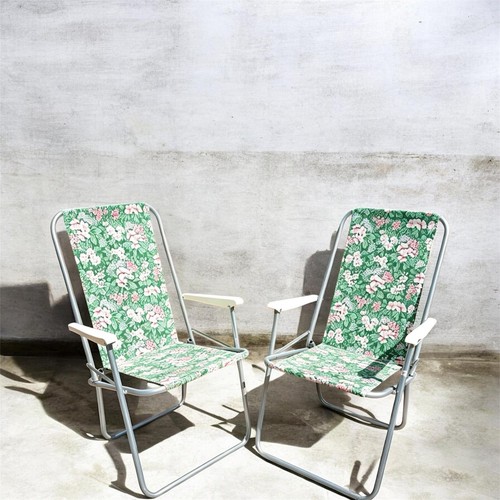 Pair vtg high back deck - vtg,