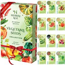 12 Vegetable Seed Box | Grow Your Own Kit | Gardening Gifts for Men & Women