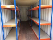 Container Storage 6 Bays of  Shelving   Longspan 400mm Deep