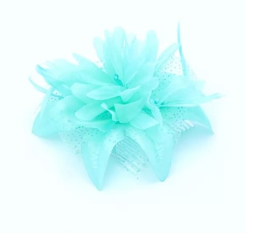 Ladies womens flower feather - ladies,