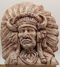 Native American With Buffalo