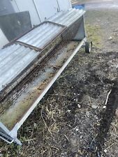 8foot  Sheep Wheeled Hay Feeder Rack Covered