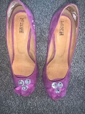 Handmade Magenta Pink Suede