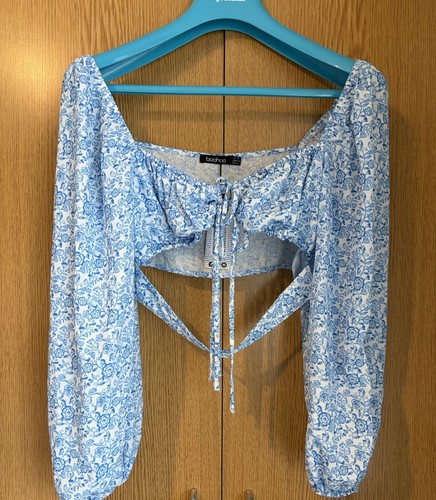 Boohoo blue white - &,