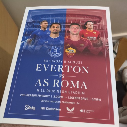Everton roma friendly - v,