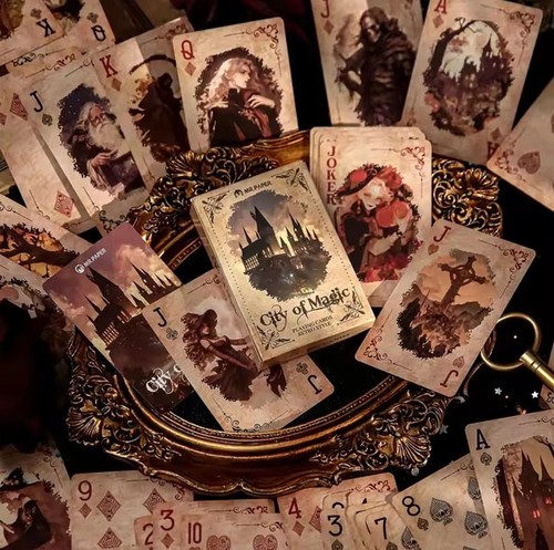 City magic playing cards - of,