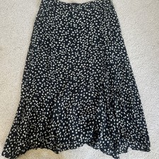 Zara Ladies Black Daisy Print
