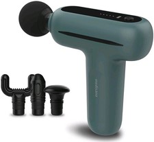 Medisana MG 200 Mini Massage Gun Smart Mode 4 Heads USB-C Mint Green CaseSetX XL