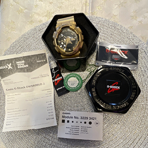 Casio shock dw5600sb - casio, g-shock
