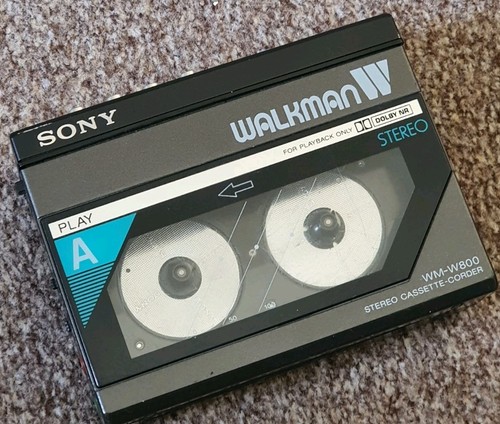 Vintage sony w800 twin - sony, wm-w800