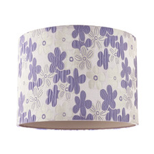 Chic Floral Round Drum Fabric