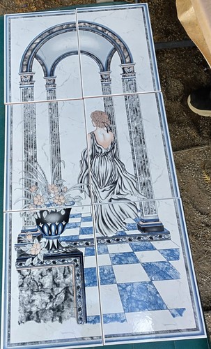 Tiles with motif otono - tiles,
