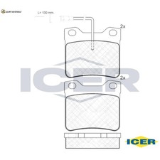 Brake Pad Set Disc Brake 141241 for Mercedes-Benz V-Class Vito/Van/Bus 2.1L