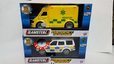 Teamsterz Toy Ambulance Police Car Vehicle With Lights & Sound Christmas Gift 