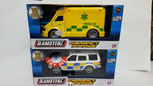 Teamsterz toy ambulance police - toy,