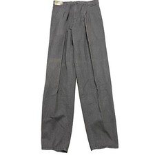 Vintage Saturdays Chevron Chino Pants Mens 32L 80s NOS Retro Casual Trousers