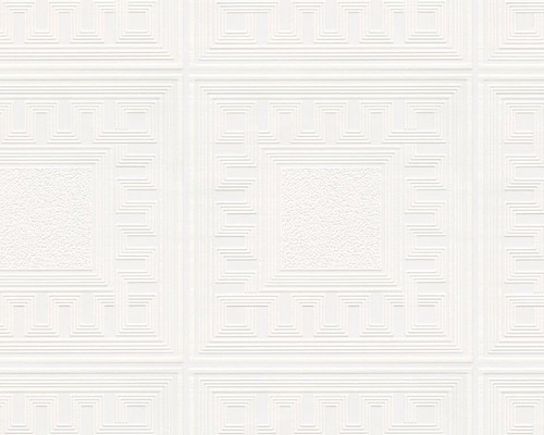 White blown vinyl wallpaper - white,