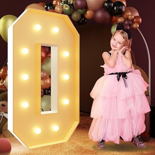 4ft marquee number light up - ,