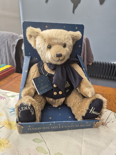 Harrods millennium teddy bear - millennium,