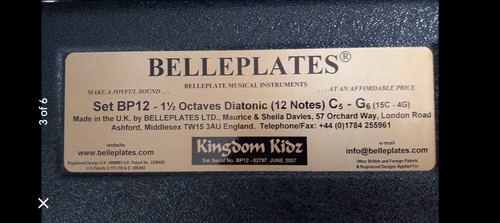 Belleplates bp12 orchestral - bp12,