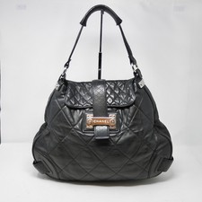Chanel Quilted Black Leather