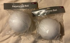 Two 15cm Polystyrene Balls