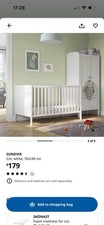 IKEA Sundvik White Cot Bed